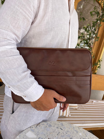 EXECUTIVE KOYU KAHVE ORTA LAPTOP ÇANTASI 14 inç