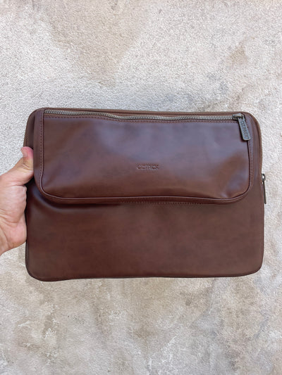 EXECUTIVE KOYU KAHVE ORTA LAPTOP ÇANTASI 14 inç
