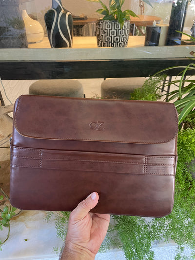 EXECUTIVE KOYU KAHVE BÜYÜK LAPTOP ÇANTASI