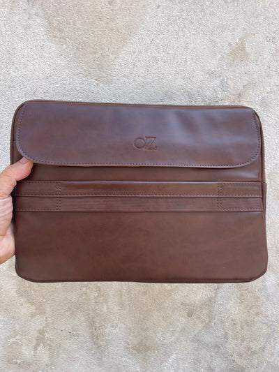 EXECUTIVE KOYU KAHVE ORTA LAPTOP ÇANTASI 14 inç
