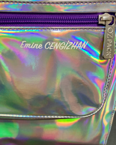 BUSINESS MOR HOLOGRAM ORTA LAPTOP ÇANTASI